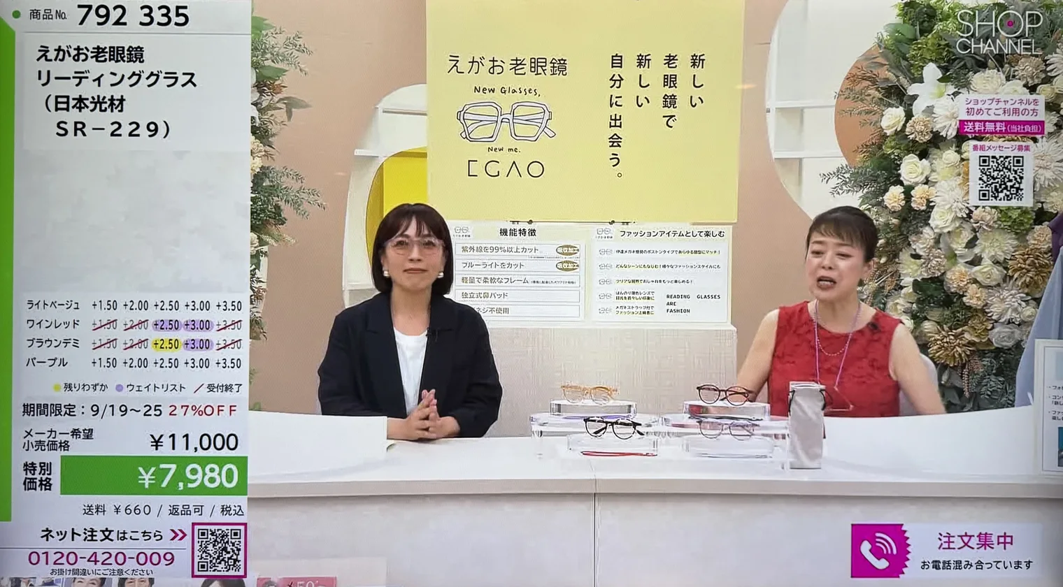 ショップチャンネルに出演する下地まゆこ